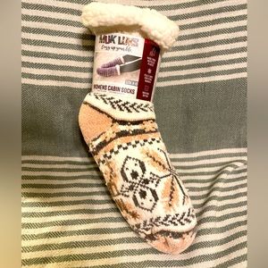 Muk Luks‎ Cabin Socks (2 Pair) NWT Size L/XL (8-10)